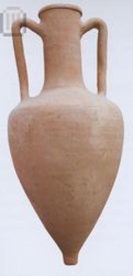 Rhodian stamped amphora with pointed foot/base