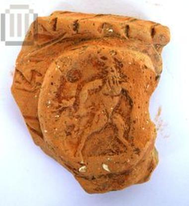 Part of large vase (lekanis) lip