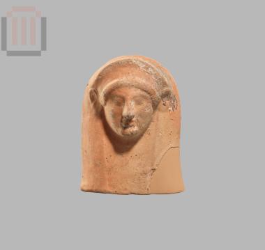 Terracotta bust of a female figure
