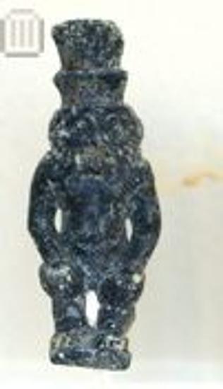 Bone naked reserved male figurine