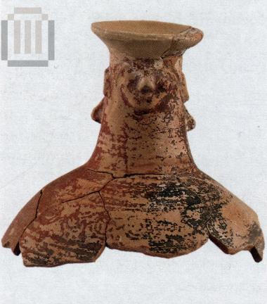 Rhodian jug of Cypriot-type, with a plastically rendered human face