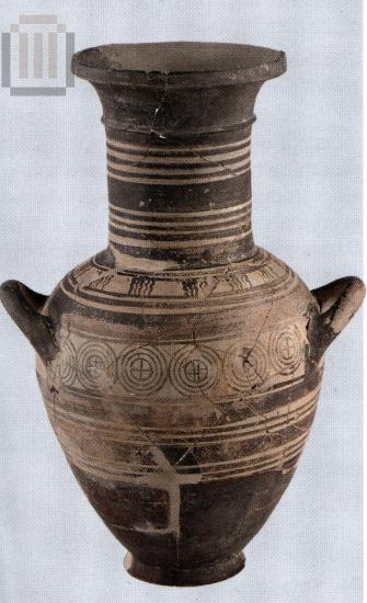 Belly-handled amphora