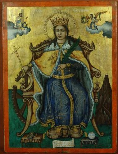 Portable icon: Saint Catherine