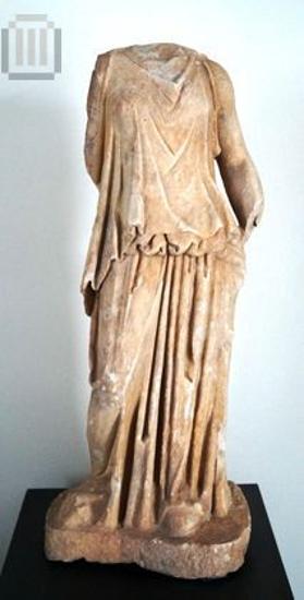 Marble female statue