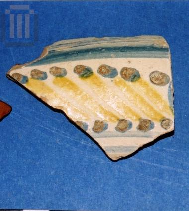 Part of vase's rim