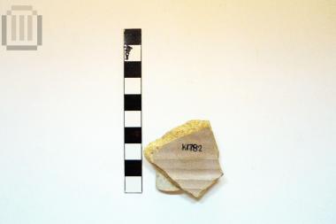 Part of pottery vase's handle