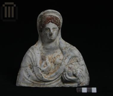 Bust of female figure