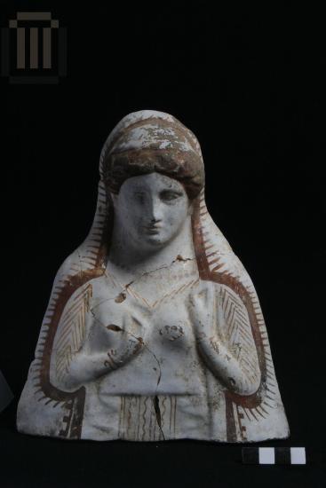 Bust of female figure