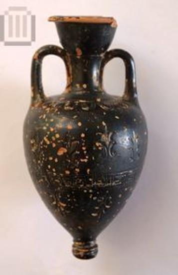 Οξυπύθμενος αττικός μικρογραφικός αμφορίσκος