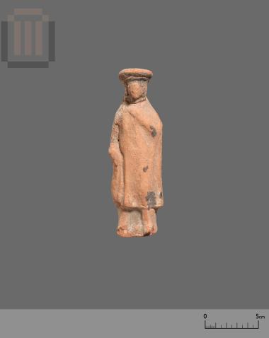 Terracotta figurine of an adolescent with kausia