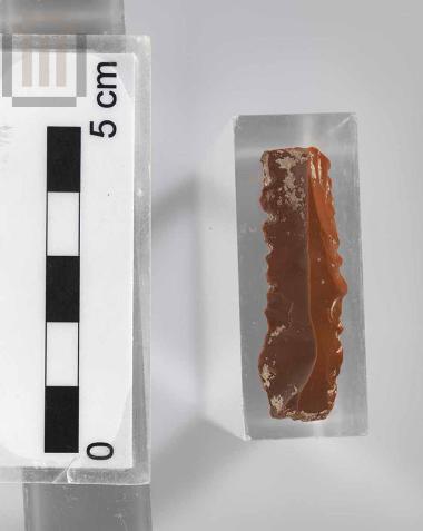 Στενή λίθινη οδοντωτή λεπίδα δρεπανιού