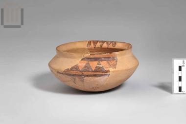 Clay kantharoid vessel
