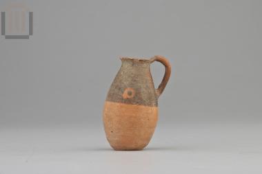 Black glaze olpe of a local workshop