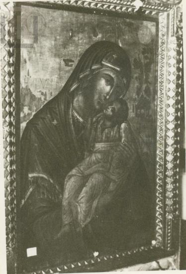 Architrave icon: Virgin Mary Glykophilousa