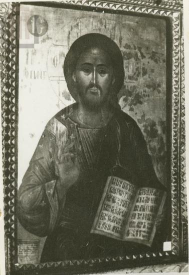 Architrave icon: Christ Pantokrator