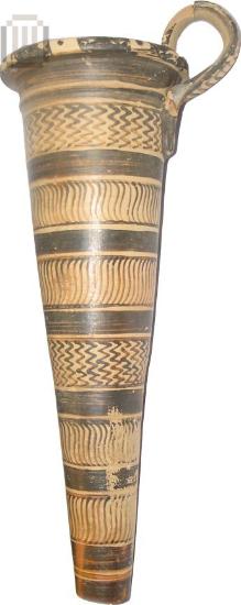 Conical rhyton