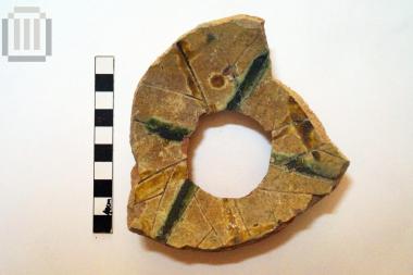 Fragment of tray base