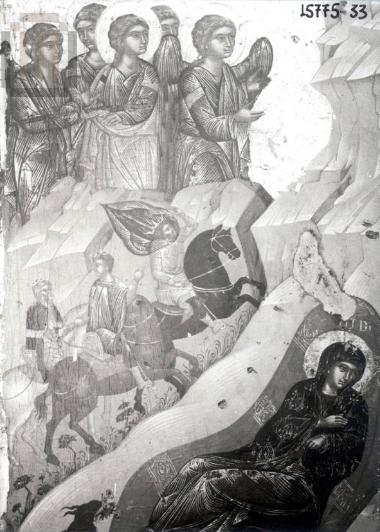 Φορητή εικόνα: η Γέννηση του Χριστού