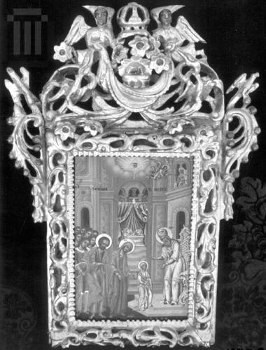 Portable icon: Presentation of the Virgin