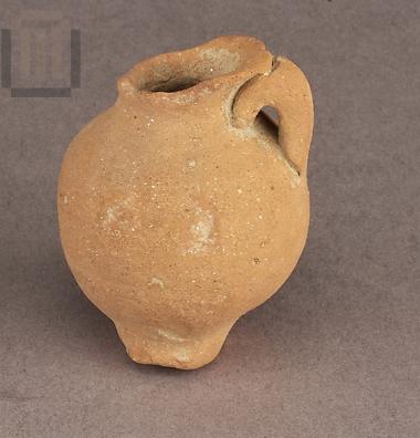 Small clay hydria from a ring kernos
