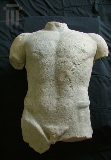 Body of statue of male figure
