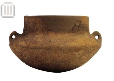 Two-handled wide-mouthed vessel