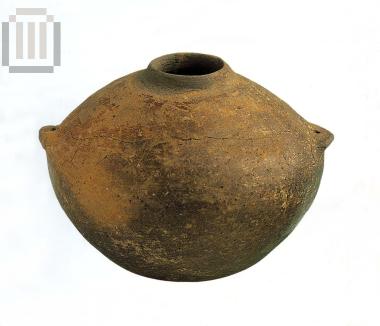 Two-handled globular vessel