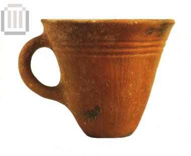 One-handled conical cup
