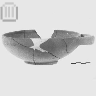 Clay one-handler (anastron) of a North Greek workshop