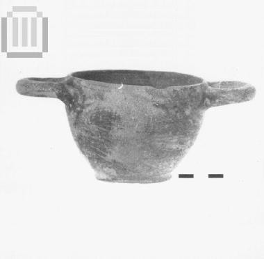 Brown-glazed kotyle of a North Greek workshop