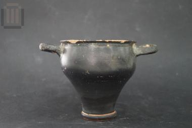 Attic black painted skyphos