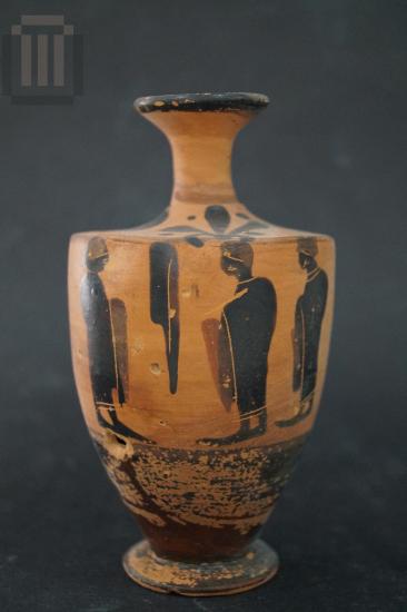 Attic black figured lekythos