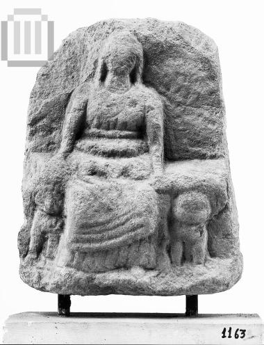 Marble relief of Mother of Gods
