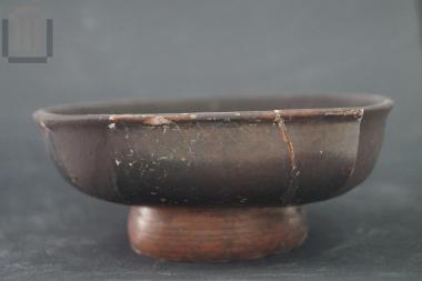 Black painted tray