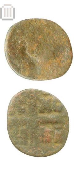 Ανώνυμος φόλλις 11ου αι., τύπος C, αποδίδεται στον Μιχαήλ Δ' Παφλαγόνα