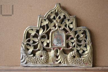Part of chandelier