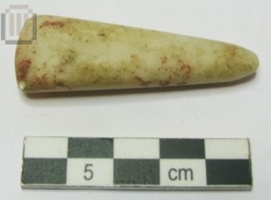 Marble head of an acrolithic figurine