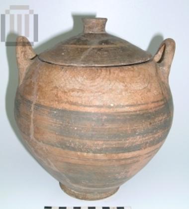 Σταμνοειδής πυξίδα με πώμα