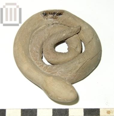 Clay model of snake
