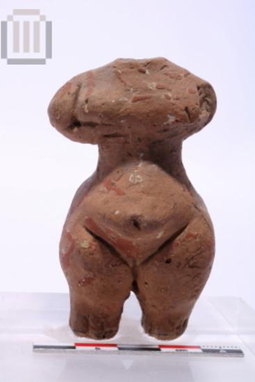 Clay female figurine