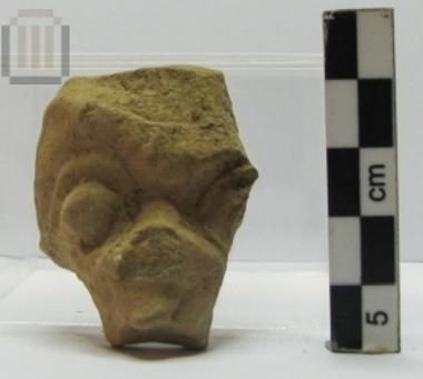 Clay human mask