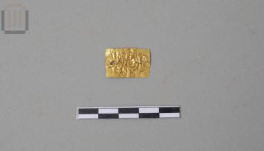 Χρυσό έλασμα με ορφική επιγραφή