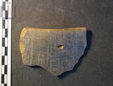 Part of closed shaped vase