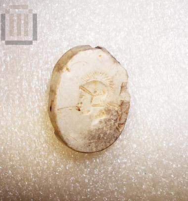 Intaglio gem with head of Athena