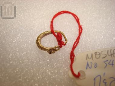 Gold earring