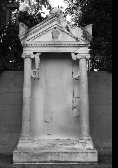 Funerary temple shaped monument