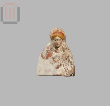 Terracotta bust of a female figure