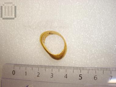Inscribed gold ring