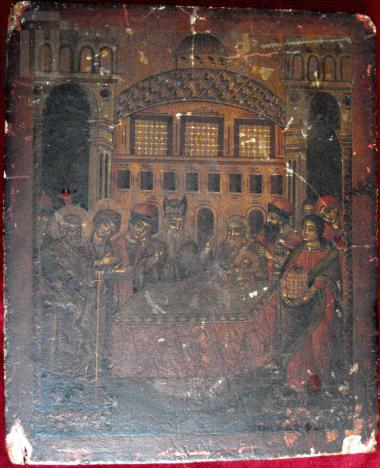 Φορητή εικόνα με την περιτομή του Χριστού