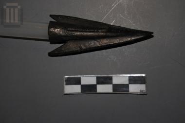 Χάλκινη αιχμή βέλους οξυβελούς καταπέλτη